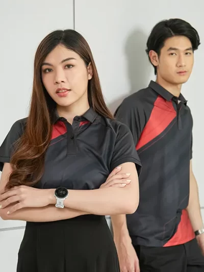 Sporty Work Shirt Activewear Uniform 03