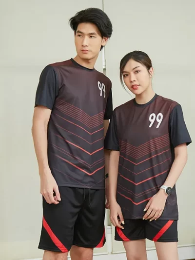 Sporty Work Shirt Activewear Uniform 02