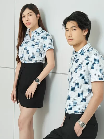 Sporty Work Shirt Activewear Uniform 08