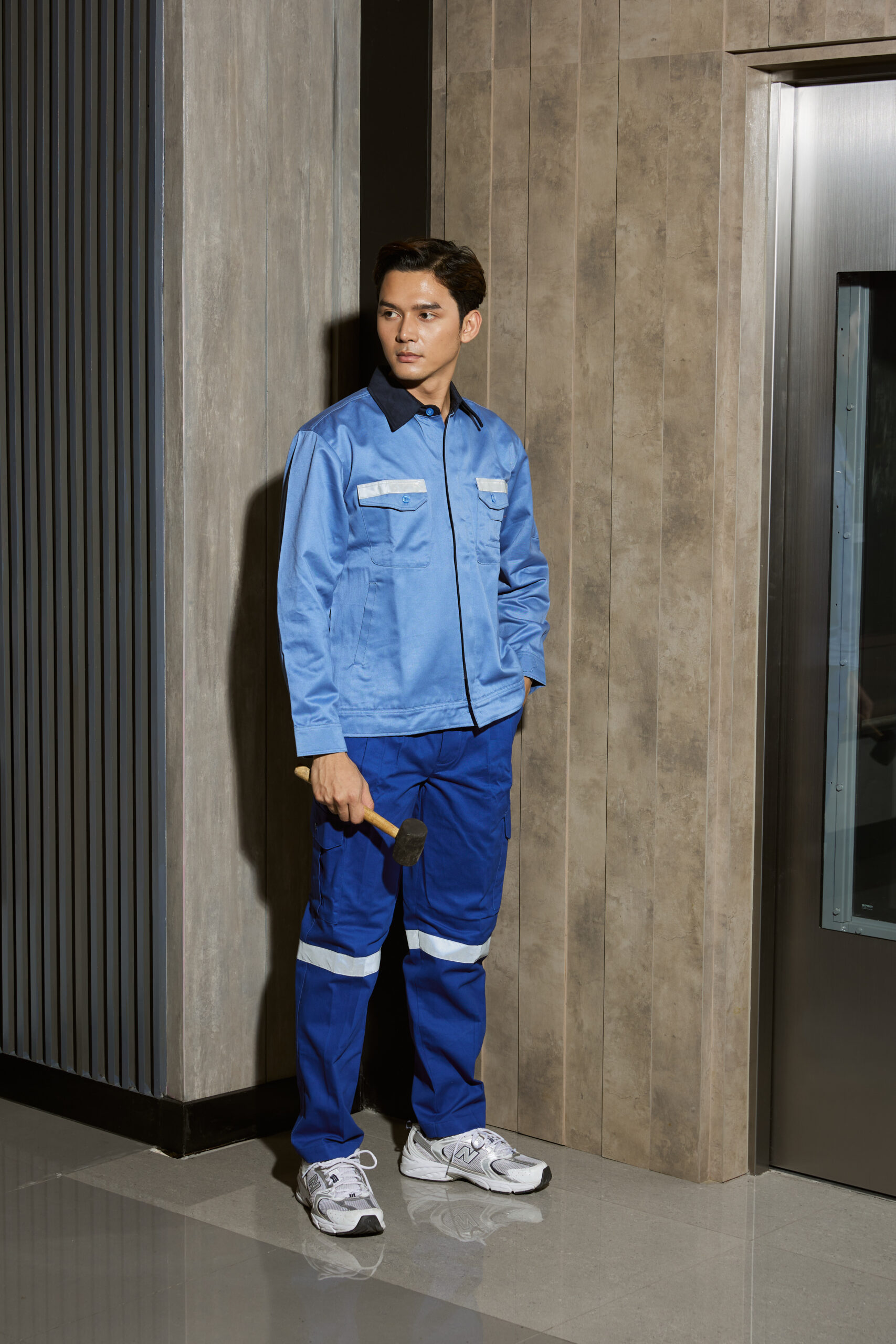 เสื้อแจ็กเก็ตช่างแขนยาว - Image 2