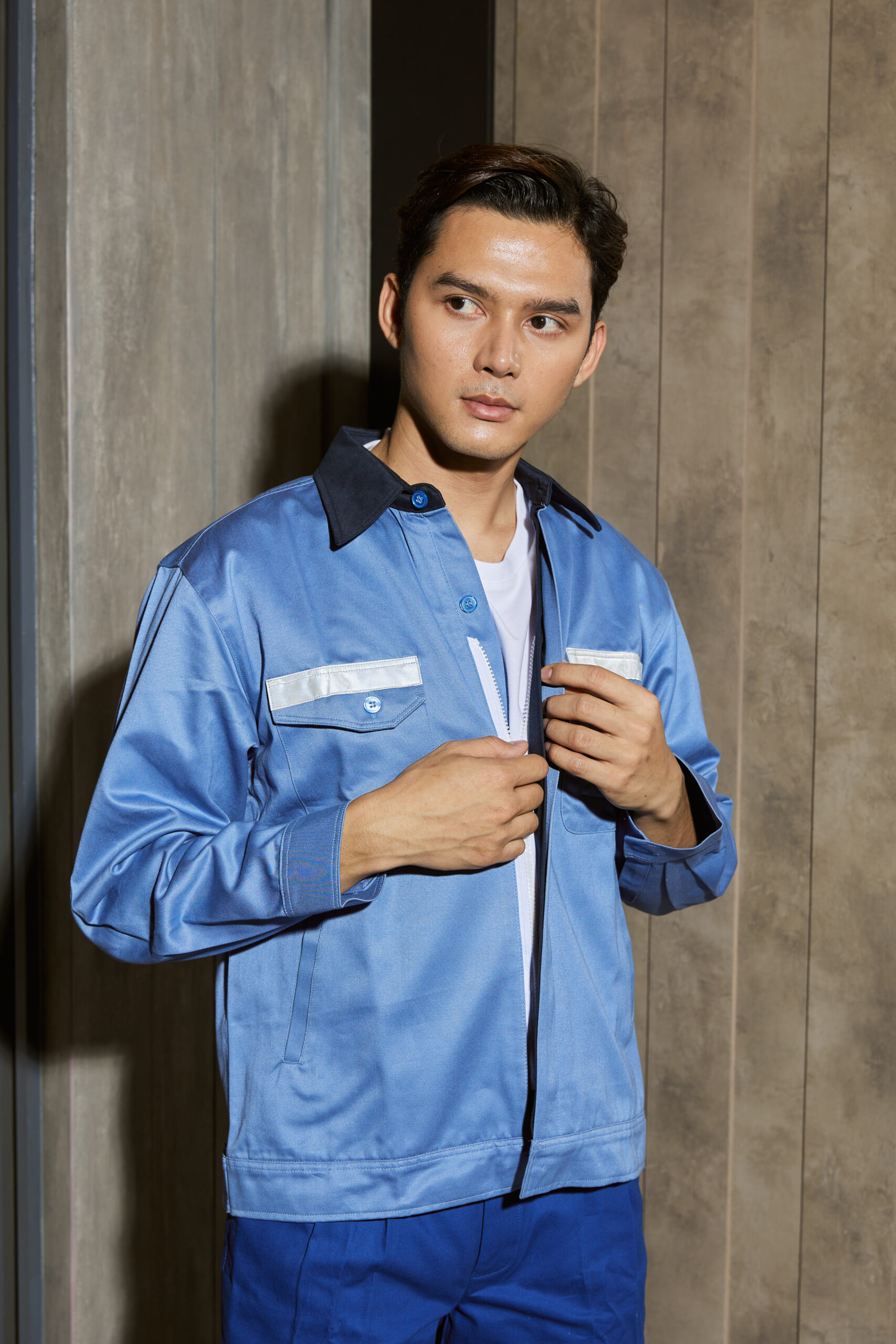 เสื้อแจ็กเก็ตช่างแขนยาว