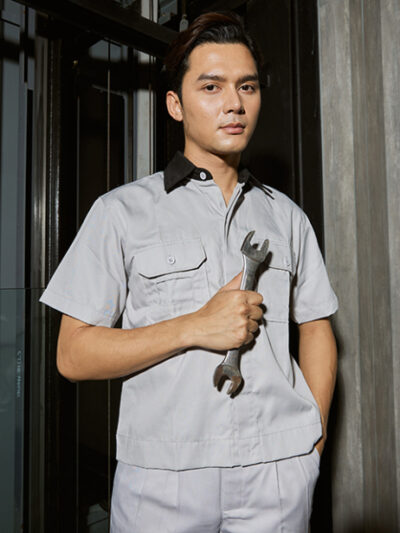 เสื้อเชิ้ตช่างแขนสั้น